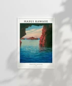 Çerçevesiz Poster Hasui Kawase Kojaku Mağarası Oga Yarımadası thumbnail 7