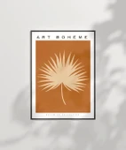 Çerçevesiz Poster Bohem Palmiye Yaprağı thumbnail 7