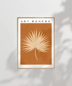 Çerçevesiz Poster Bohem Palmiye Yaprağı thumbnail 8