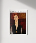 Çerçevesiz Poster Modigliani Bir Kadının Portresi thumbnail 1