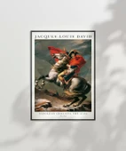 Çerçevesiz Poster Jacques Louis David Napolyon Alpleri Geçerken thumbnail 2