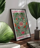 Çerçevesiz Poster Flower Market Florence thumbnail 4