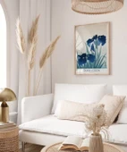 Çerçevesiz Poster Ohara Koson Süsen Çiçekleri 2 - 4