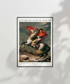Çerçevesiz Poster Jacques Louis David Napolyon Alpleri Geçerken thumbnail 6