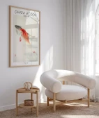 Çerçevesiz Poster Ohara Koson İki Sazan thumbnail 5