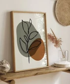 Çerçevesiz Poster Çizgisel Bitki No 3 thumbnail 5