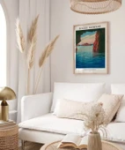 Çerçevesiz Poster Hasui Kawase Kojaku Mağarası Oga Yarımadası thumbnail 3