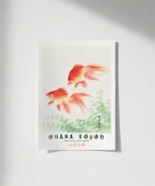 Çerçevesiz Poster Ohara Koson İki Japon Balığı thumbnail 1