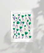 Çerçevesiz Poster Flower Market No 2 thumbnail 3