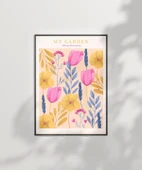 Çerçevesiz Poster Hep Çiçeklenen Bahçe thumbnail 7