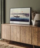 Çerçevesiz Poster Ohara Koson Tekneler ve Batan Güneş thumbnail 5