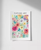 Çerçevesiz Poster Pastel Çiçek Bahçesi thumbnail 1