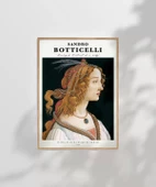 Çerçevesiz Poster Sandro Botticelli Genç Bir Kadının Portresi thumbnail 7