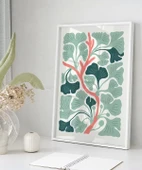 Çerçevesiz Poster Ginkgo Ağacı Deseni thumbnail 5