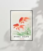Çerçevesiz Poster Ohara Koson İki Japon Balığı thumbnail 6
