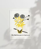 Çerçevesiz Poster Vazoda Çiçek thumbnail 3