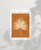 Çerçevesiz Poster Bohem Palmiye Yaprağı thumbnail 3