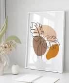 Çerçevesiz Poster Çizgisel Bitki No 2 thumbnail 6