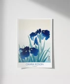 Çerçevesiz Poster Ohara Koson Süsen Çiçekleri 2 - 1