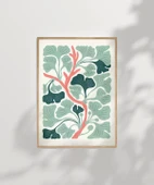 Çerçevesiz Poster Ginkgo Ağacı Deseni thumbnail 8