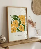 Çerçevesiz Poster Sarı Çiçek Deseni thumbnail 4