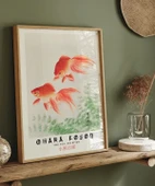 Çerçevesiz Poster Ohara Koson İki Japon Balığı thumbnail 4