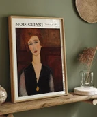 Çerçevesiz Poster Modigliani Bir Kadının Portresi thumbnail 4