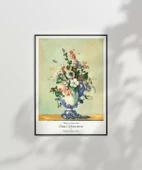 Çerçevesiz Poster Paul Cézanne Rokoko Vazoda Çiçekler 2 thumbnail 6
