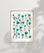 Çerçevesiz Poster Flower Market No 2 thumbnail 8