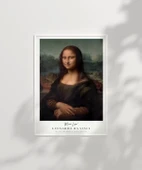 Çerçevesiz Poster Leonardo Da Vinci Mona Lisa thumbnail 7