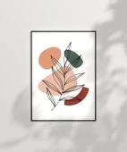 Çerçevesiz Poster Çizgisel Bitki No 1 thumbnail 7