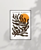 Çerçevesiz Poster Flower Market - 7