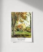 Çerçevesiz Poster Paul Cézanne Jas de Bouffan'da Kestane Ağaçları ve Çiftlik 2 thumbnail 1
