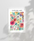 Çerçevesiz Poster Pastel Çiçek Bahçesi thumbnail 3