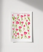 Çerçevesiz Poster Flower Market No 1 thumbnail 1