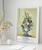 Çerçevesiz Poster Paul Cézanne Rokoko Vazoda Çiçekler 2 thumbnail 5