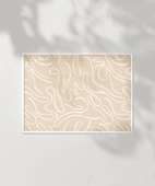 Çerçevesiz Poster Organik Dans thumbnail 2