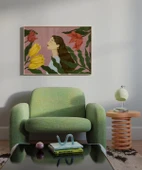 Çerçevesiz Poster Floral Melodi thumbnail 5