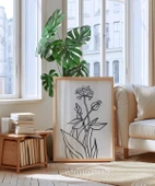 Çerçevesiz Poster Floral Detaylı Doğa Temalı thumbnail 5