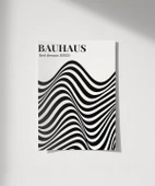 Çerçevesiz Poster Retro Bauhaus Tasarımı Grafik thumbnail 1
