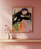 Çerçevesiz Poster Kuşlarla Bahar Hissi thumbnail 3