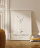 Çerçevesiz Poster Joy Temalı İnanç ve Motivasyon - 4