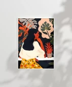 Çerçevesiz Poster Doğanın Düşünceli Yansıması thumbnail 2