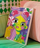 Çerçevesiz Poster Renklerin Tatlı Bahçesi thumbnail 5