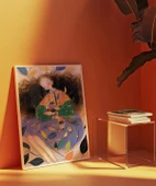 Çerçevesiz Poster Renklerin ve Huzurun Dansı thumbnail 5