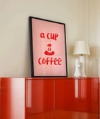 Çerçevesiz Poster Kahve Aşkı Dekorasyonu thumbnail 3