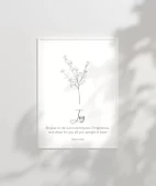 Çerçevesiz Poster Joy Temalı İnanç ve Motivasyon - 2