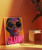 Çerçevesiz Poster Parlak Bakış thumbnail 4