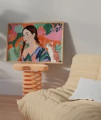 Çerçevesiz Poster Zarif Bir Bakış thumbnail 4