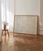 Çerçevesiz Poster Organik Çizgiler Duvar thumbnail 4